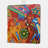 オアハカ州メキシコのメキシコマヤの種族の芸術のBoho旅行 セラミックオーナメント (左)