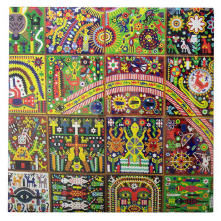 オアハカ州メキシコのメキシコマヤの種族の芸術のBoho旅行 タイル