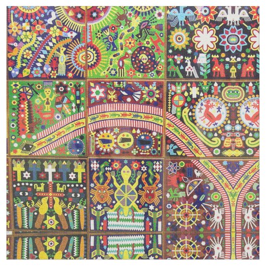 オアハカ州メキシコのメキシコマヤの種族の芸術のBoho旅行 ファブリック (クローズアップ)
