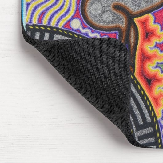 オアハカ州メキシコのメキシコマヤの種族の芸術のBoho旅行 マウスパッド (コーナー)