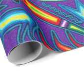 オアハカ州メキシコのメキシコマヤの種族の芸術のBoho旅行 ラッピングペーパー (ロールコーナー)