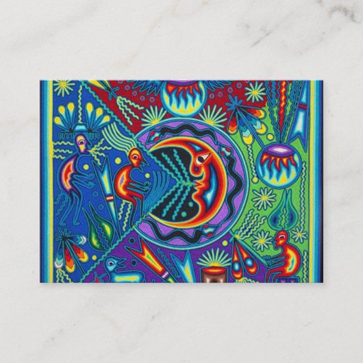 オアハカ州メキシコのメキシコマヤの種族の芸術のBoho旅行 名刺 (正面)