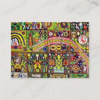オアハカ州メキシコのメキシコマヤの種族の芸術のBoho旅行 名刺
