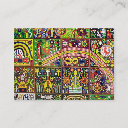 オアハカ州メキシコのメキシコマヤの種族の芸術のBoho旅行 名刺 (正面)