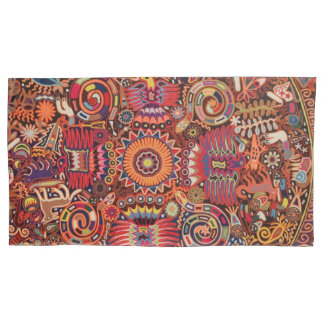 オアハカ州メキシコのメキシコマヤの種族の芸術のBoho旅行 枕カバー