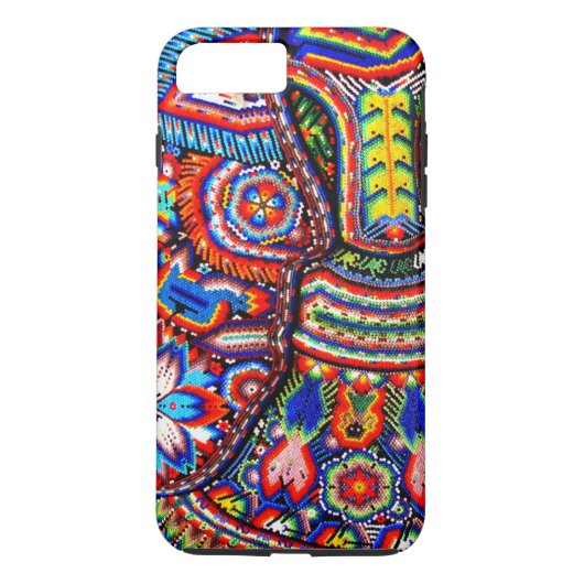 オアハカ州メキシコのメキシコマヤの種族の芸術のBoho旅行 Case-Mate iPhoneケース (裏面)