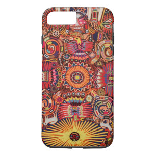 オアハカ州メキシコのメキシコマヤの種族の芸術のBoho旅行 iPhone 8 Plus/7 Plusケース