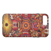 オアハカ州メキシコのメキシコマヤの種族の芸術のBoho旅行 Case-Mate iPhoneケース (裏面(横))