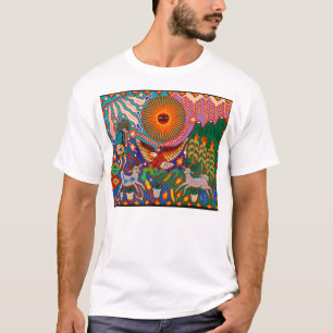オアハカ州メキシコのメキシコマヤの種族の芸術のBoho旅行 Tシャツ