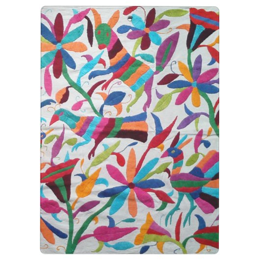 オアハカ州メキシコメキシコマヤのヒスパニックの民族のBoho クリップボード (裏面)