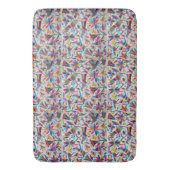 オアハカ州メキシコメキシコマヤのヒスパニックの民族のBoho バスマット (正面縦)