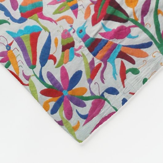 オアハカ州メキシコメキシコマヤのヒスパニックの民族のBoho フリースブランケット (角)