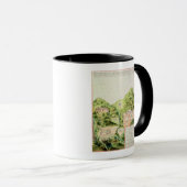 オアハカ州、メキシコ1785-87年の鉱山の計画 マグカップ (正面右)