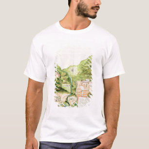 オアハカ州、メキシコ1785-87年の鉱山の計画 Tシャツ