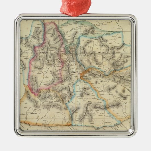 オアハカ州、メキシコ メタルオーナメント (正面)