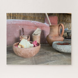 オアハカ・メキシコでディナーの準備 ジグソーパズル