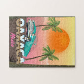 オアハカ・メキシコ旅行ポスター ジグソーパズル (横)