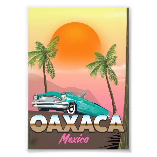 オアハカ・メキシコ旅行ポスター フォトプリント            (正面)