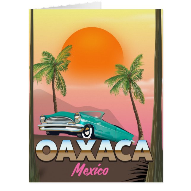 オアハカ メキシコ トラベルポスター (正面)