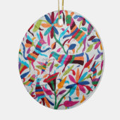 オアハカ・メキシコ・マヤ・ヒスパニック・エスニック・ボホ セラミックオーナメント (左)