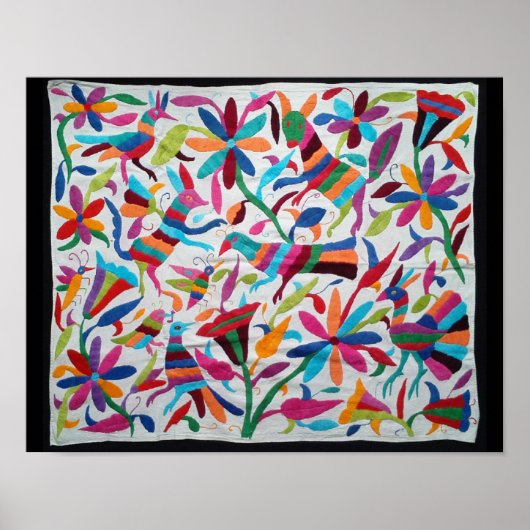 オアハカ・メキシコ・マヤ・ヒスパニック・エスニック・ボホ ポスター (正面)