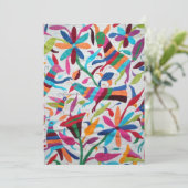 オアハカ メキシコ ミックス メソアメリカン マヤ ヒスパニック エスニック ボーホー 招待状 (スタンド正面)