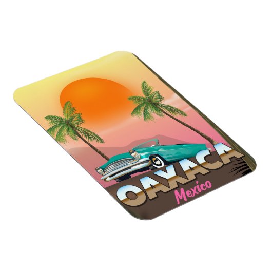 オアハカ メキシコ 旅行ポスター マグネット (右側)