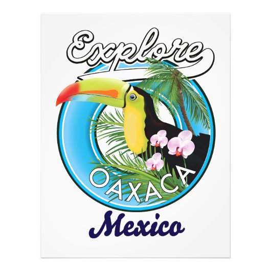 オアハカ メキシコ 旅行 ロゴ フォトプリント            (正面)