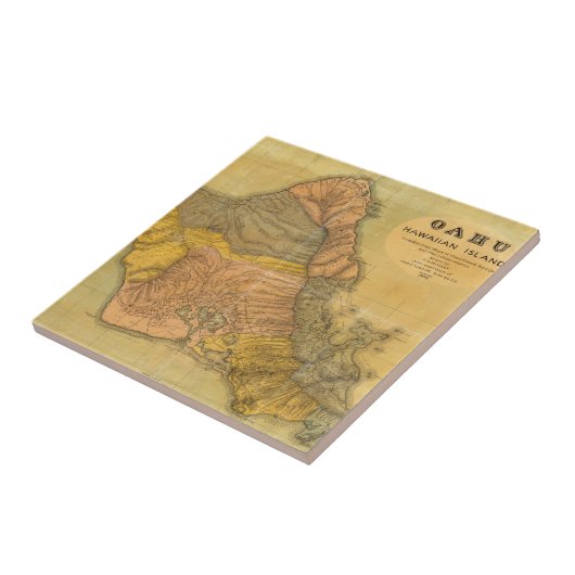 オアフのハワイ諸島 タイル (側面)