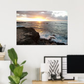 オアフサンセット ポスター (ホームオフィス)