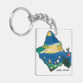 オアフハワイタートル キーホルダー (正面左)