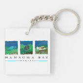 オアフハワイタートル キーホルダー (裏面)