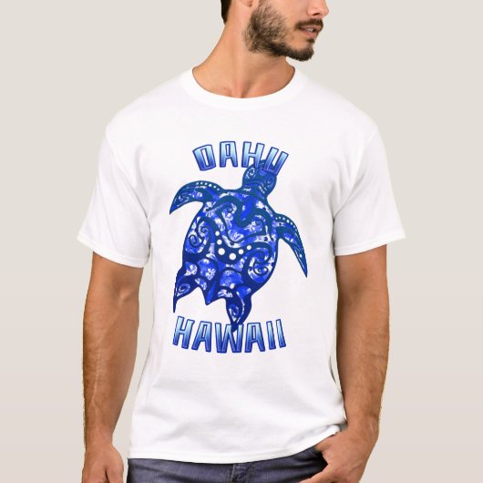 オアフハワイバケーショントバルカメ Tシャツ (正面)