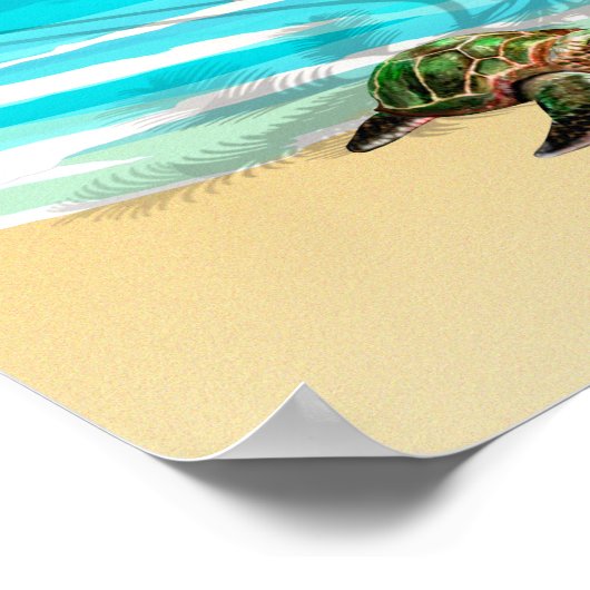 オアフハワイ旅行 ポスター (角)