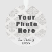 オアフハワイ熱帯ビーチ2写真&文字 オーナメント (裏面)