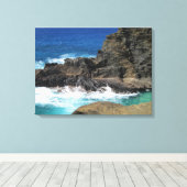 オアフハワイ#4キャンバス キャンバスプリント (インサイチュ (ウッドフロア))