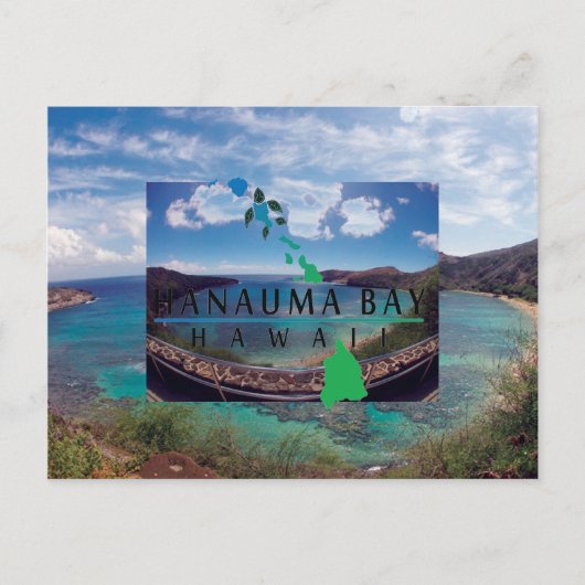 オアフ島カメ ポストカード (正面)