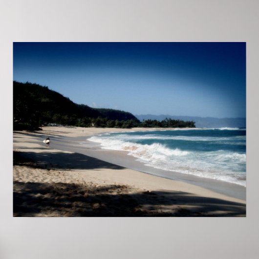 オアフ島ノースショア ポスター (正面)