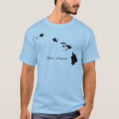 オアフ島ハワイ州 ハワイアンアイランド Tシャツ (正面)