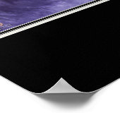 オアフ島ハワイ衛星ポスターマップ ポスター (角)