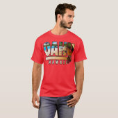 オアフ島ハワイ ハワイアンアイランズ Tシャツ (正面フル)