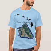 オアフ島 ハワイ ハワイ諸島 Tシャツ (正面)