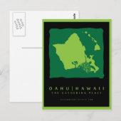 オアフ島 ポストカード (正面/裏面)