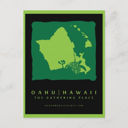 オアフ島 ポストカード (正面)