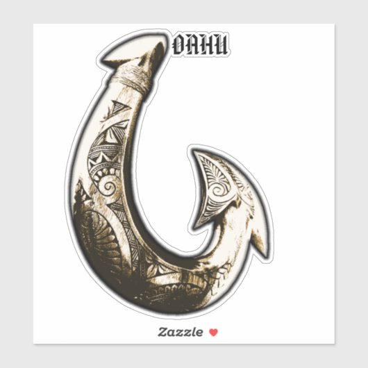 オアフ族フック シール (シート)