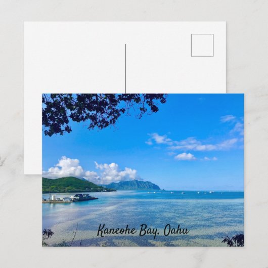 オアフ金戸湾 ポストカード (正面/裏面)