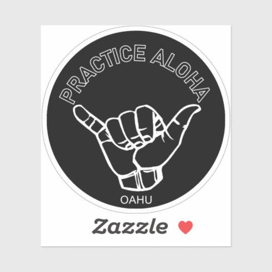 オアフ – アロハつる釈迦の修行 シール (シート)