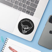 オアフ – アロハつる釈迦の修行 シール (ノートパソコンとiPhone)