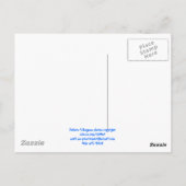 オアフ、ハワイのはがき ポストカード (裏面)