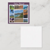 オアフ、ハワイのノートカード ノートカード (正面/裏面)